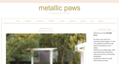 Desktop Screenshot of metallicpaws.com